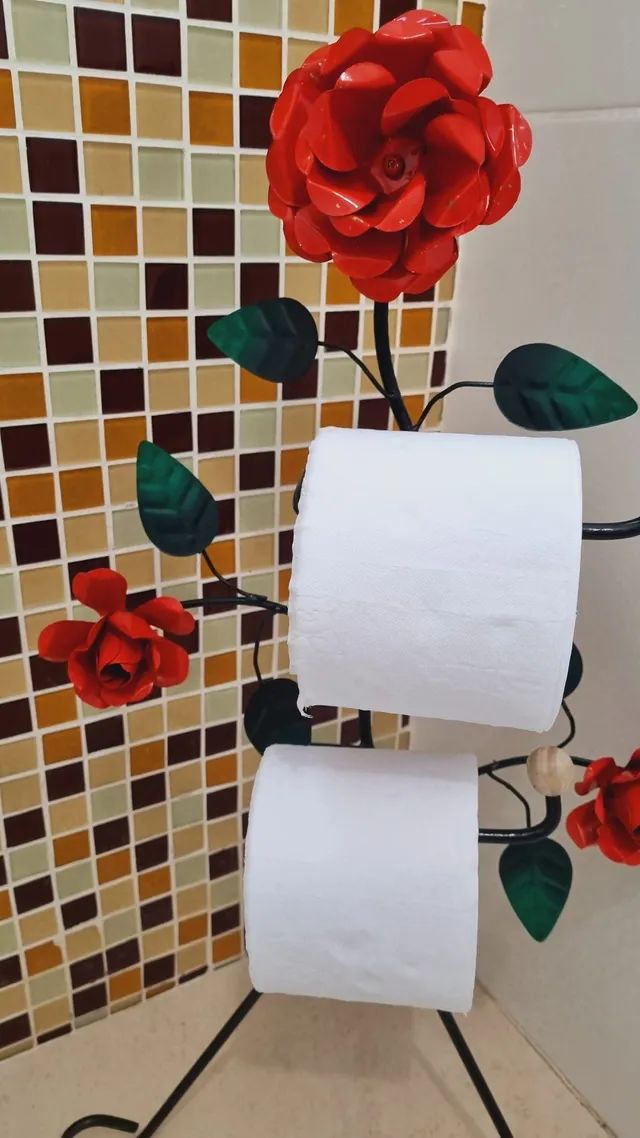 Porta papel higiênico piso 