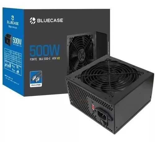 Fonte De Alimentação Para Pc Bluecase Blu 500-e 500w