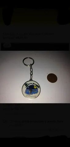 Chaveiro Loja Bee Anos 80 Let.it Bee Deixa fluir metal raro - Foto 2