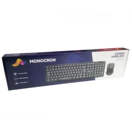 COMBO TECLADO E MOUSE WIRELESS  - Foto 3