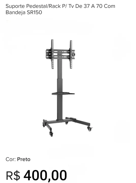 Vendo suporte para TV