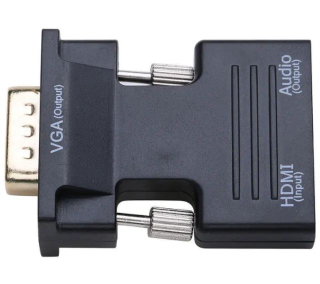 Conversor HDMI Fêmea para VGA Macho - Foto 2