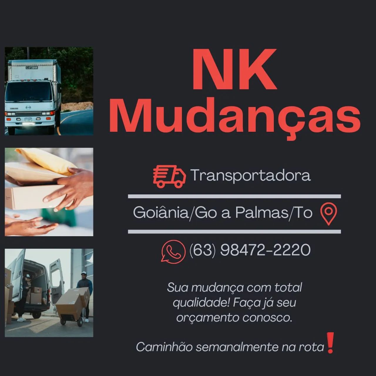 Mudanças e Frete/Palmas a Goiânia  - Foto 2