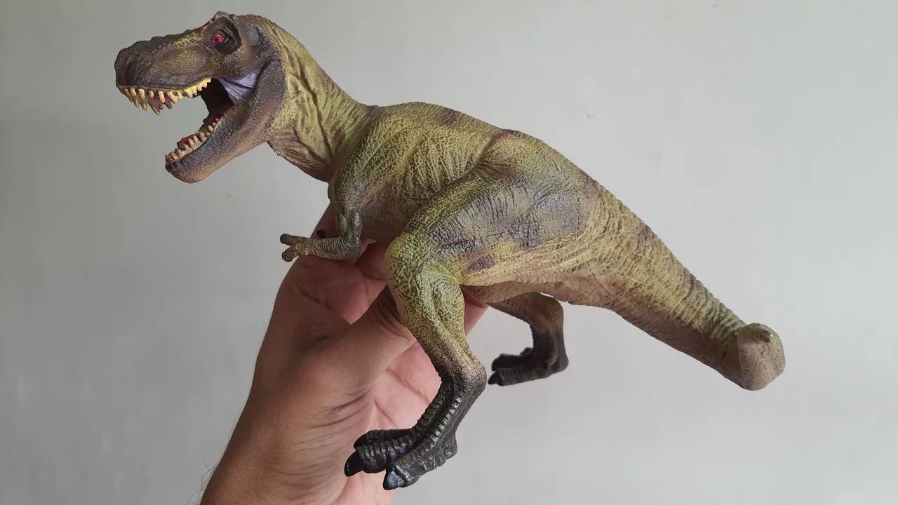 3 Dinossauros de Brinquedo - T-Rex e Outro - Foto 3