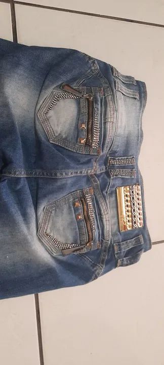 Calça Jeans com Lycra da Rhero - Tam 40 - Foto 4