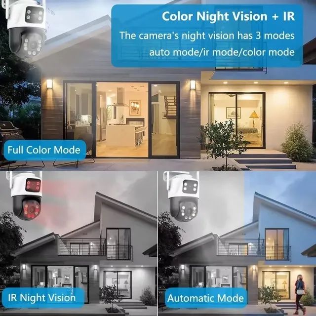 Câmera de Segurança Residencial Empresa Externa Wi-fi, Aplicativo, 360  - Foto 3