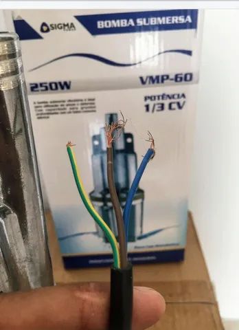 Bomba Submersa 250W - Nova - Foto 5