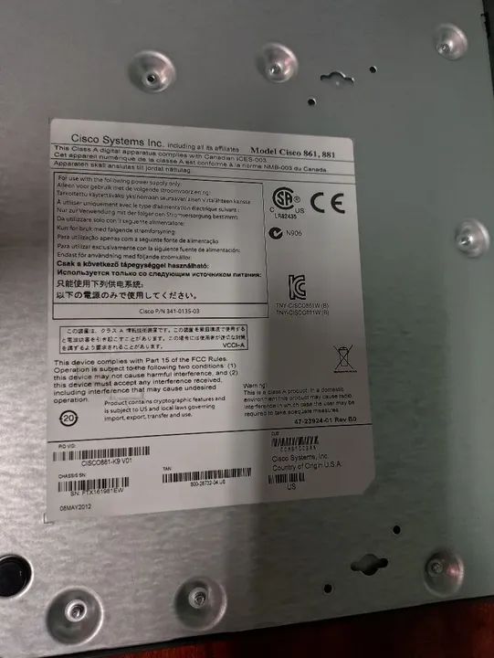 Roteador Cisco 800 Series - Foto 3
