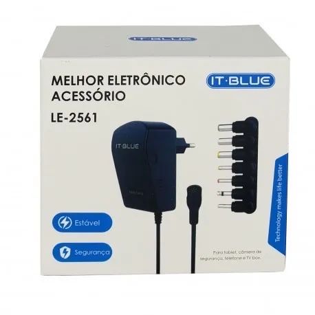 Fonte Universal Regulável 3V a 12V 3A 30W com 7 Pinos Bivolt - Foto 2
