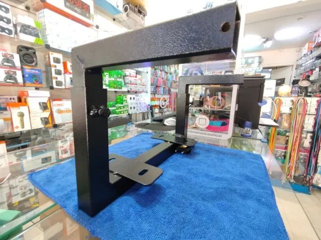 Suporte aereo de ferro para motor de portão (Jk Eletrônicos - Distribuidora)