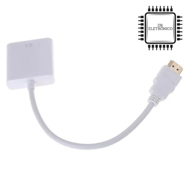 Adaptador Hdmi Fêmea para VGA Macho - Foto 4