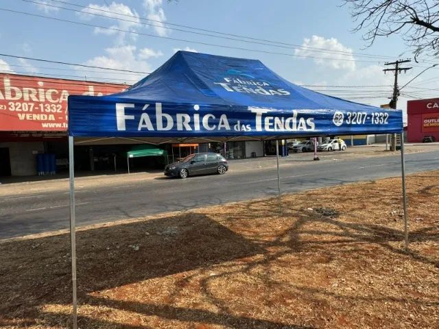 Tenda sanfonada 4,5x3 PVC - Foto 2