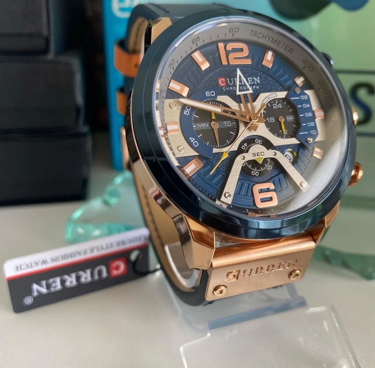 RELÓGIO MASCULINO CURREN MODELO 8329 - Foto 2