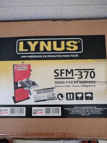 Serra de Fita de Bancada Lynus SFM-370 - Usada em Bom estado - Foto 6