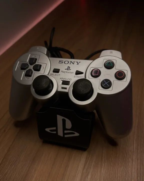 Controle PS2 Prata