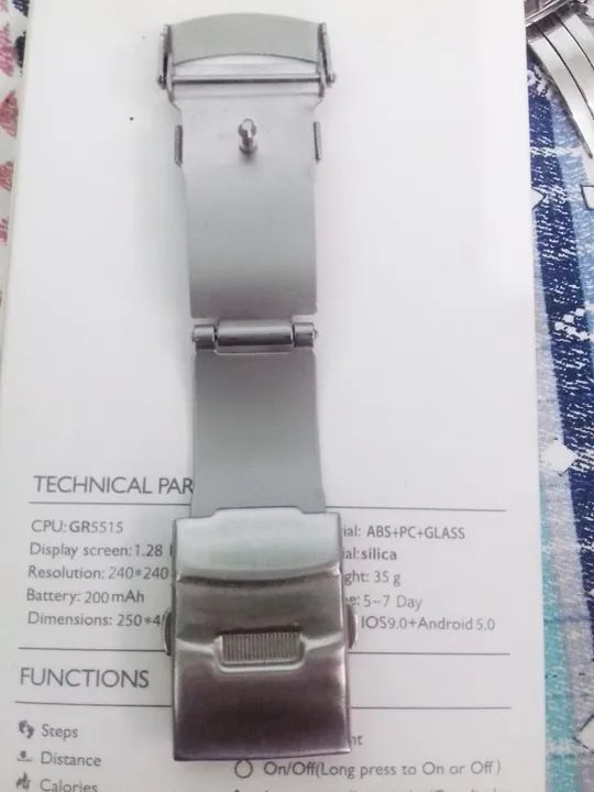 Fecho Deployant para Relógio  Bvlgari 20 mm em aço inox - Foto 2