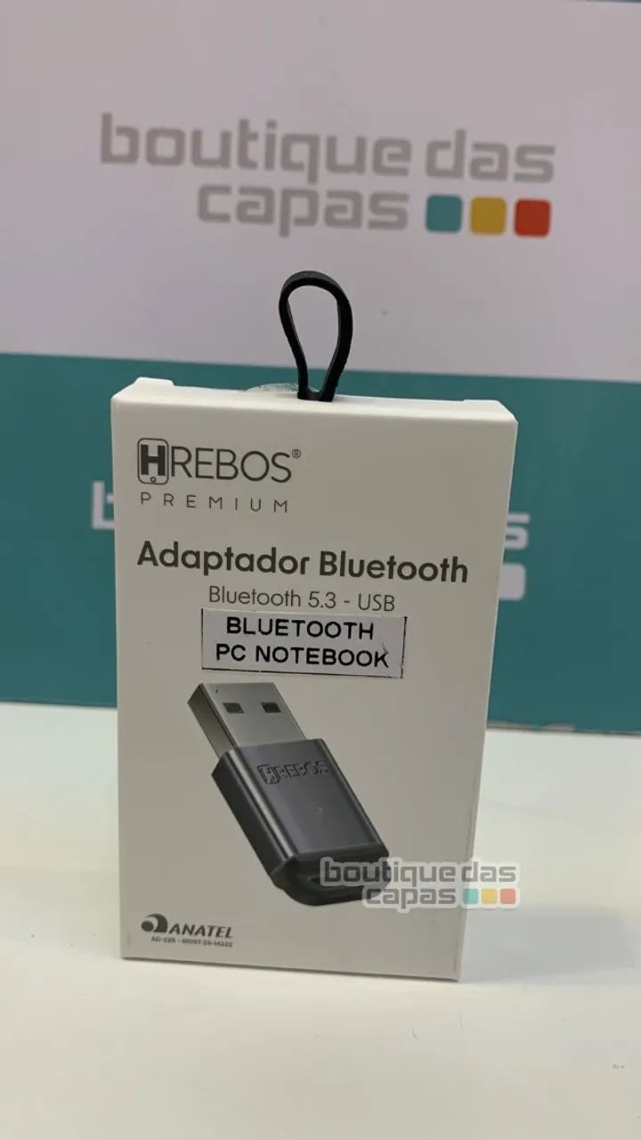 ADAPTADOR BLUETOOTH 5.3 USB PARA PC NOTEBOOK HREBOS AD-228