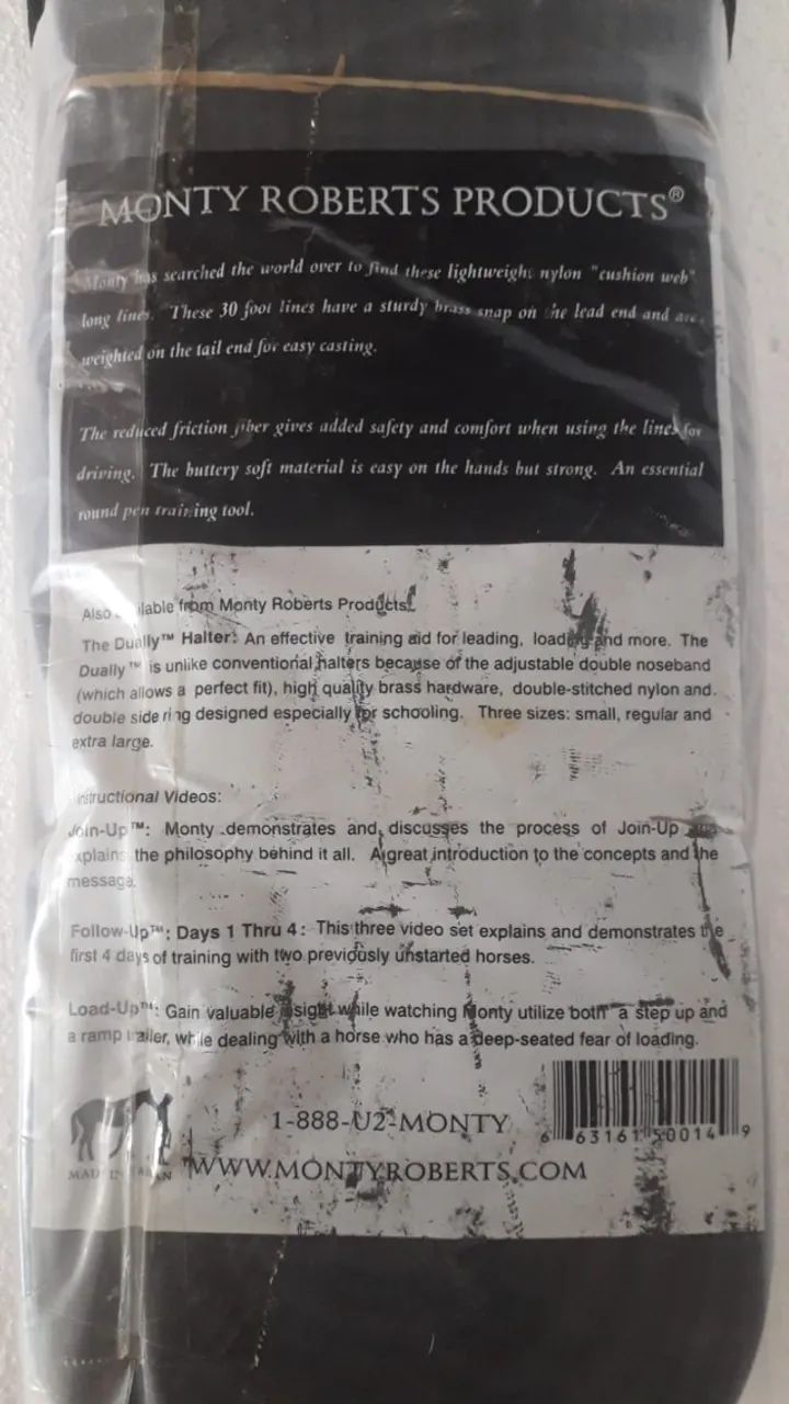 Cabresto de treinamento para cavalos marca americana Monty Roberts novo - Foto 5