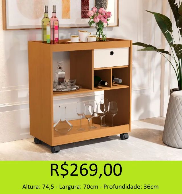 Aparador carrinho Prático  - Foto 3