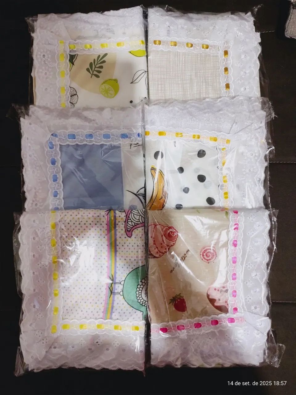 Vendo Por R$ 60,00 Cada - Trilho de Mesa com diversas estampas diferentes com Bordado - Foto 5