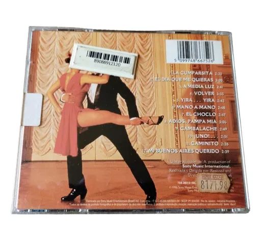 CD Júlio Iglesias - Tango 1996 Columbia  - Foto 5