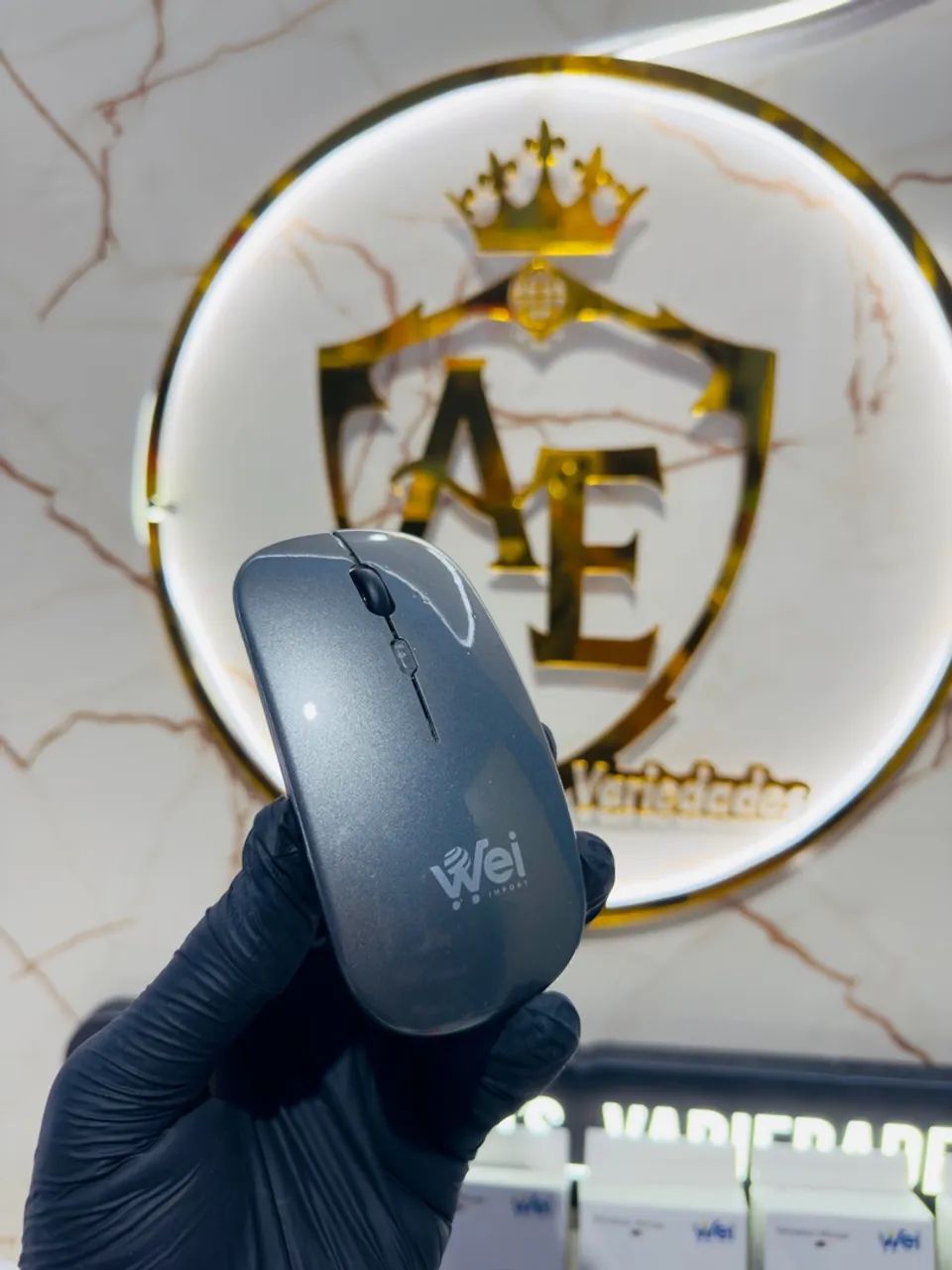 Mouse Gamer Sem Fio RGB Recarregável 2.4G - Foto 5