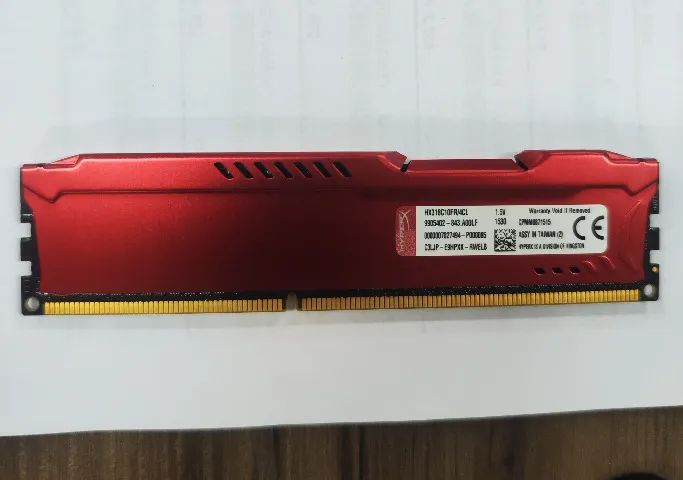 Memória RAM HyperX Fury, 4GB, 1866MHz, DDR3, CL10, Vermelho - HX318C10FR/4 - Foto 2