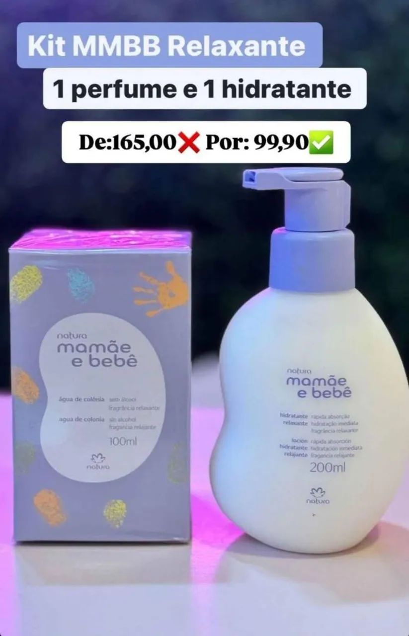 Kit Mamãe e Bebê Natura em promoção  - Foto 3
