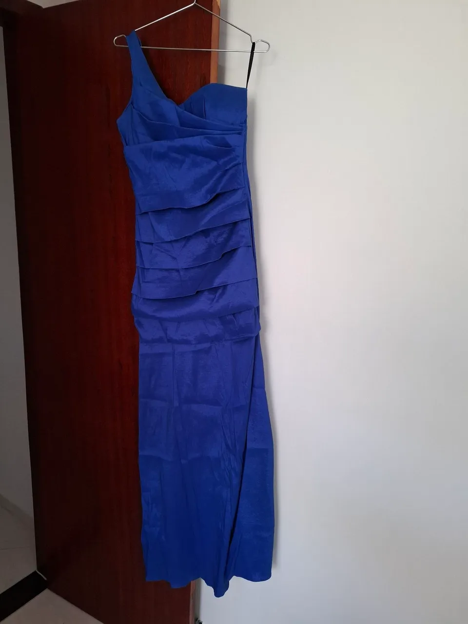 Vestido de Festa Azul Elegante