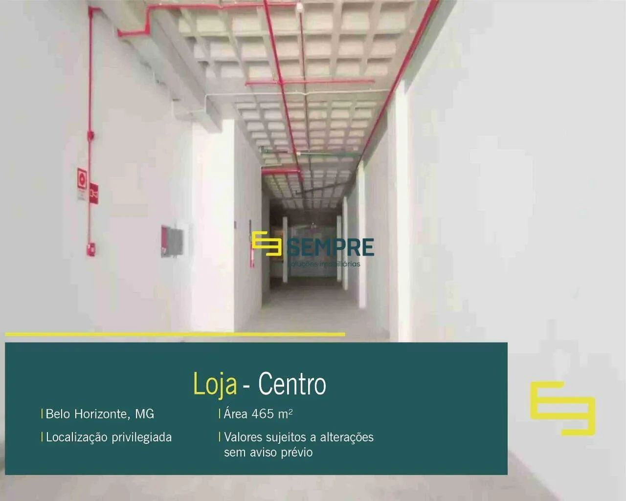 Loja para alugar no bairro Centro  Belo Horizonte