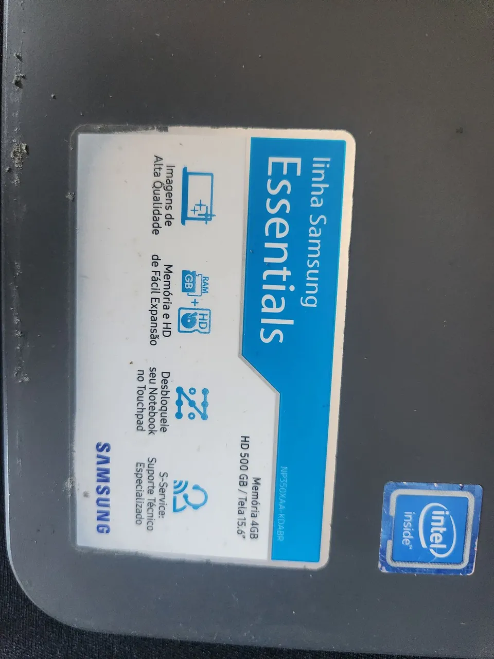 Notebook Samsung Essentials 15.6" - 4GB RAM