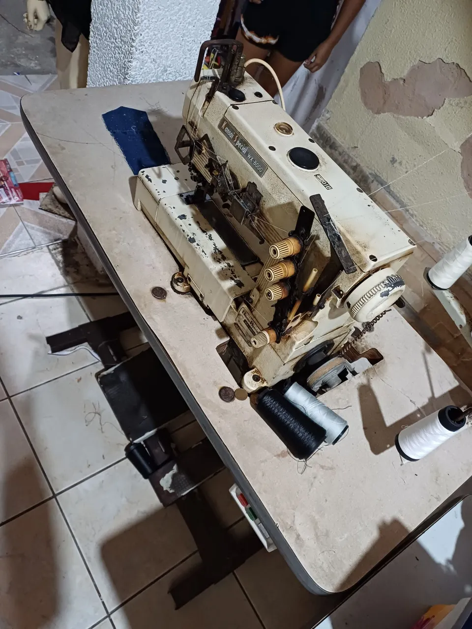 Máquina de Costura Reta Industrial Kansai Special WX-8000