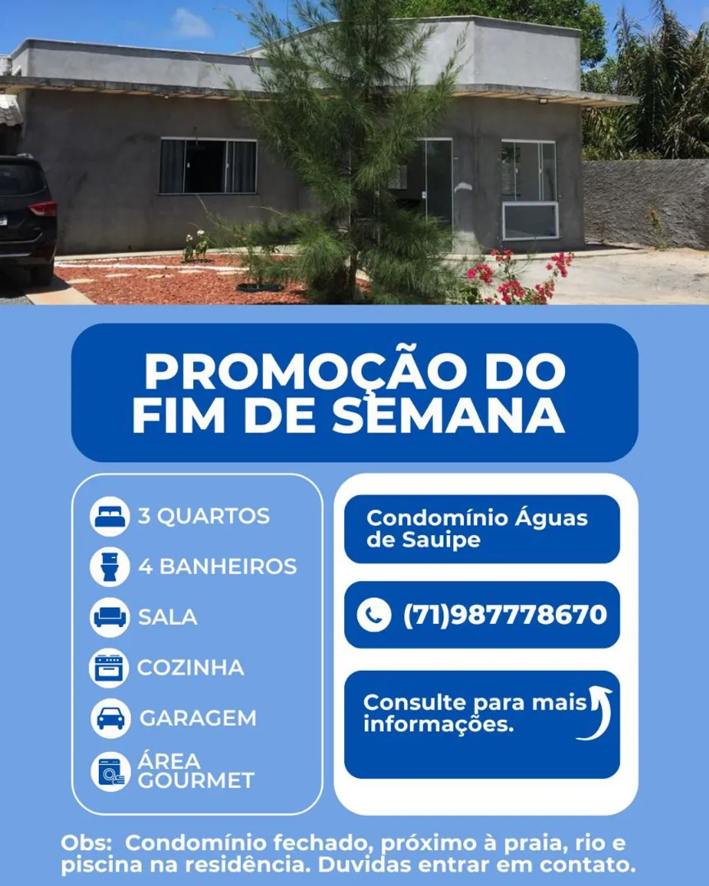 Casa Porto de Sauípe Temporada