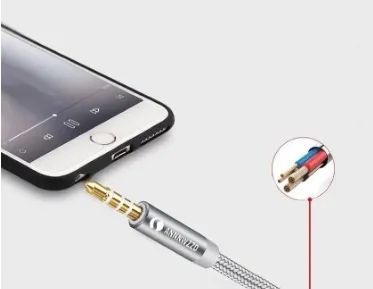 Cabo de Extensão de áudio 3.5mm para Conectar Auxiliar para computador e Celular - Foto 2