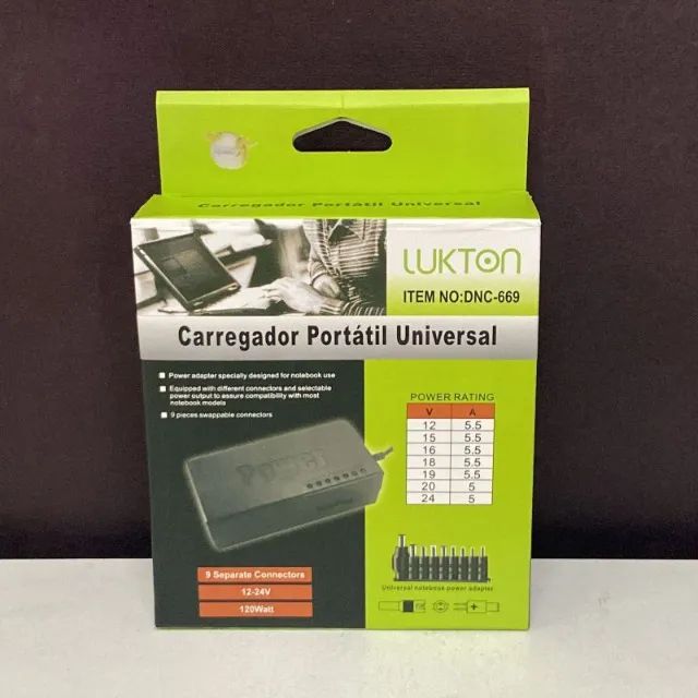 CARREGADOR DE NOTEBOOK UNIVERSAL - FAÇO ENTREGA - Foto 2