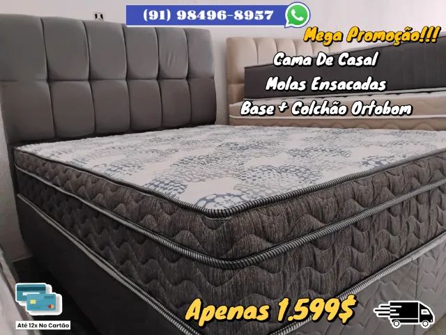 CAMA DE CASAL MOLAS ENSACADAS 