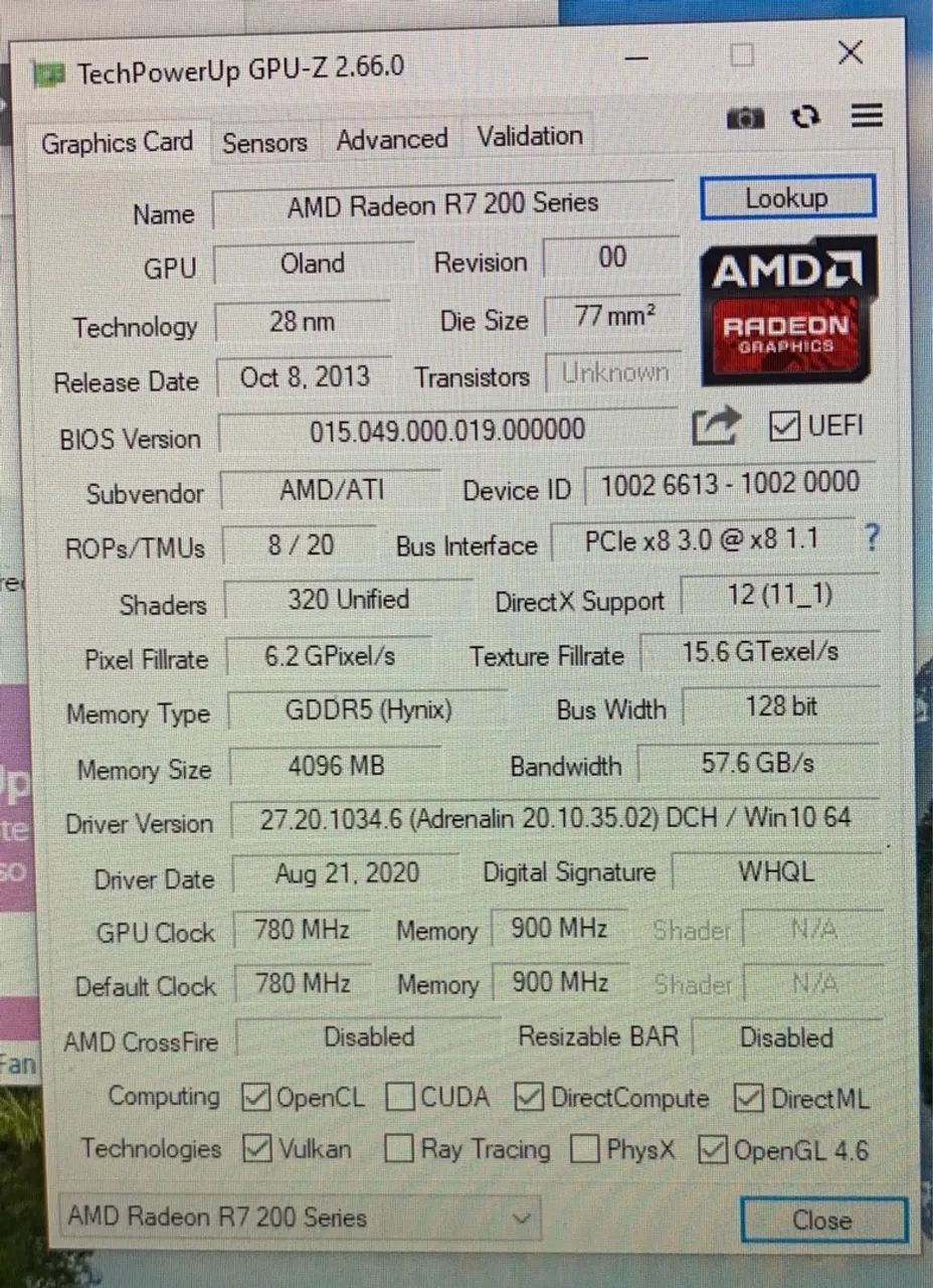 Sapphire Pulse Rx Rx 570 Gpuz Techpowerup Gpu Z Rx 570 8gb