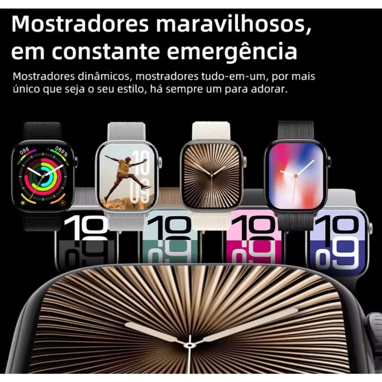 Relógio smartwatch watch X  - Foto 3