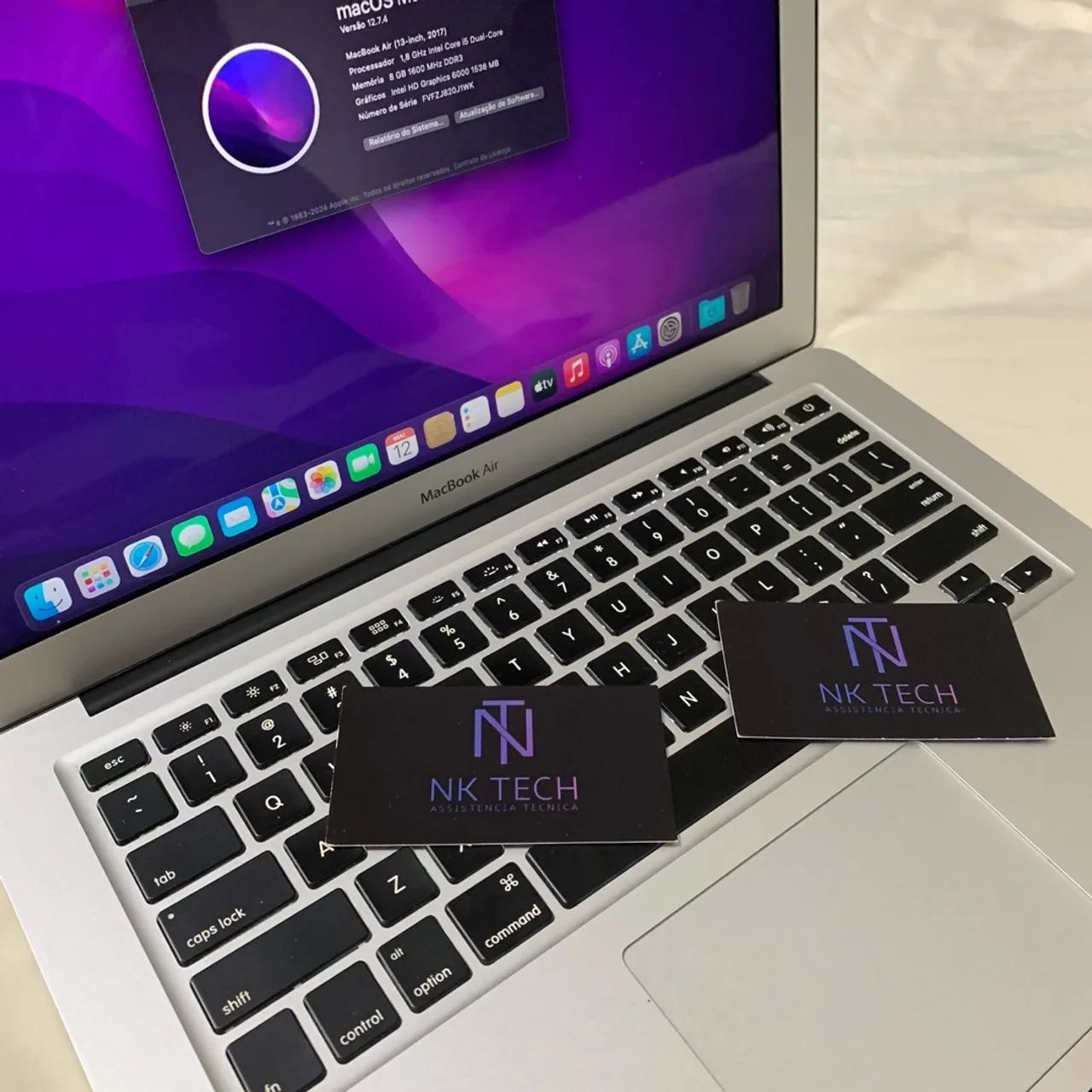 MacBook Apple 2017 - 8GB RAM | 128GB SSD | macOS Monterey | Carregador Original Incluso - Foto 2