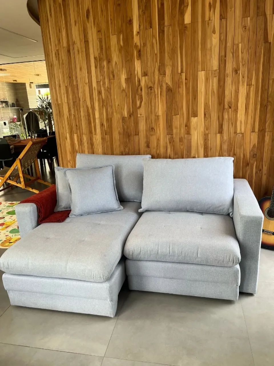 Sofá de 4 Lugares SOMENTE 4 MESES DE USO - Extensível e Reclinável (3 modos)