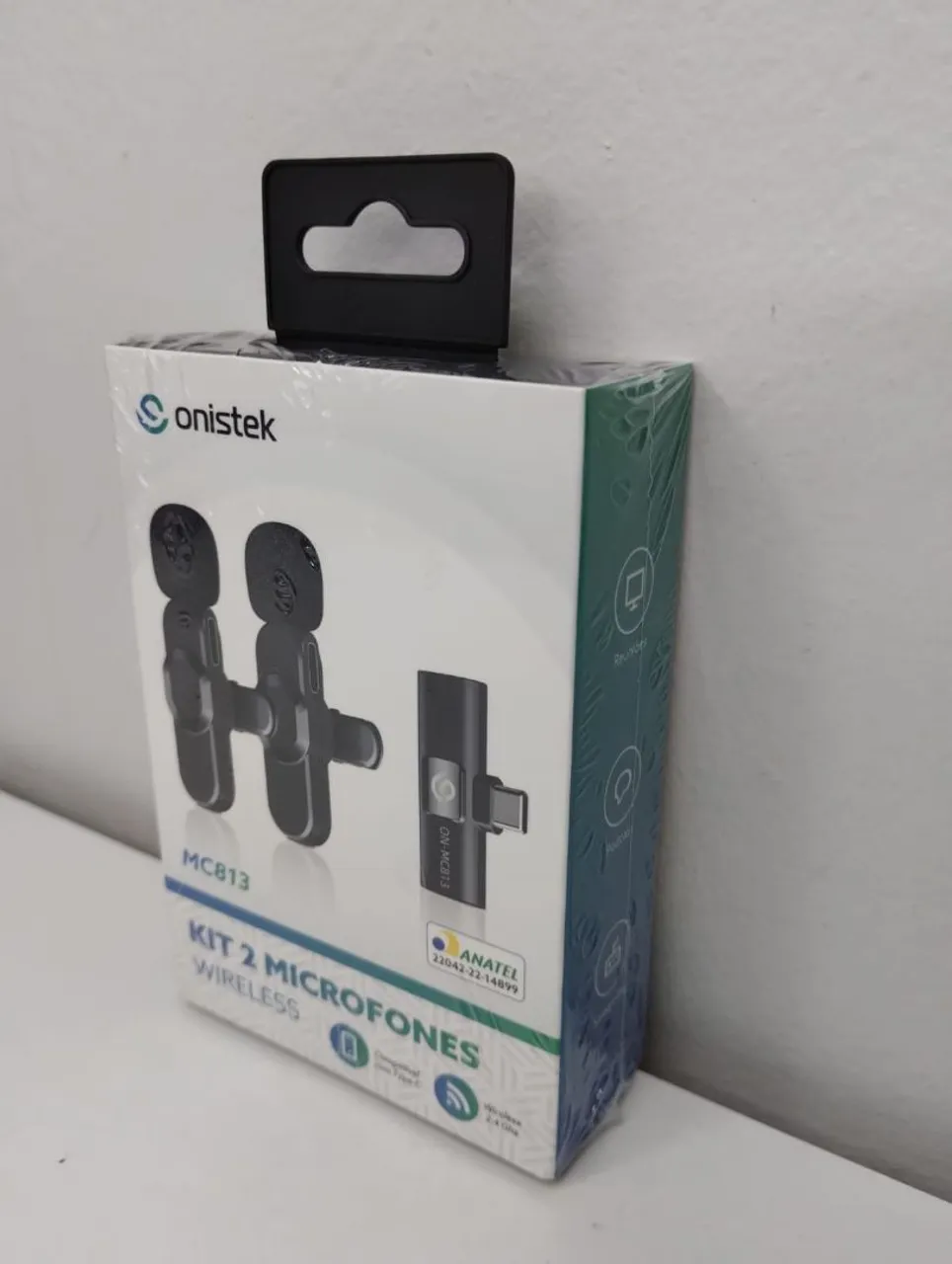 Kit 2 Microfones tipo c Wireless MC813 - Sonistek