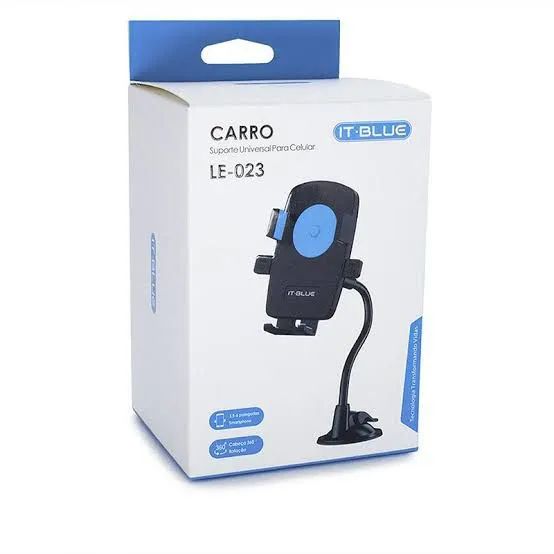 Suporte veicular ventosa para celular it BLUE - Foto 2