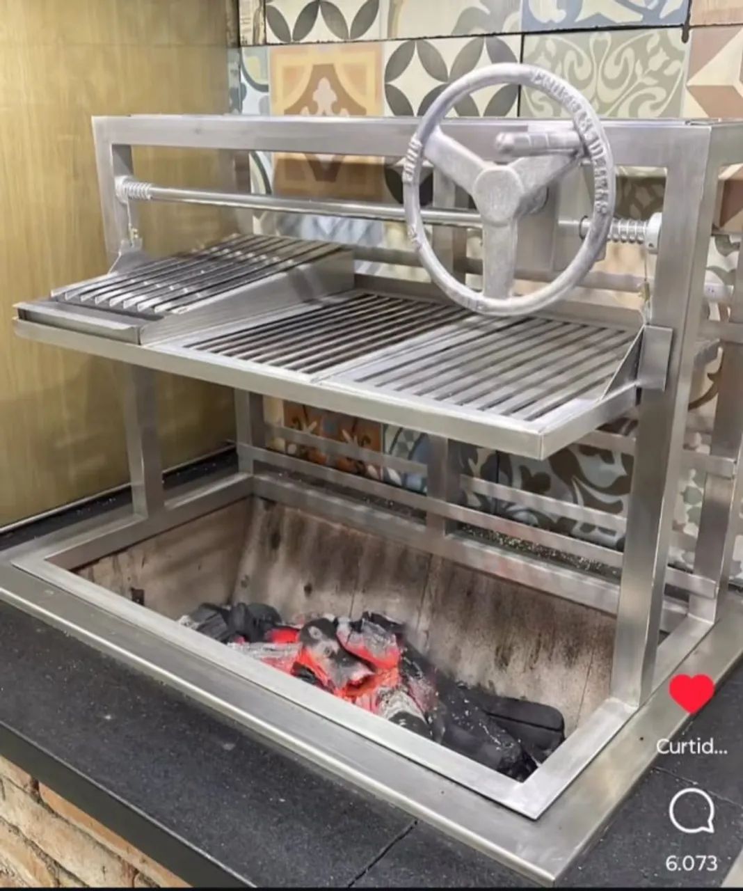 GRILL 100% INOX TOP DE LINHA - Foto 4