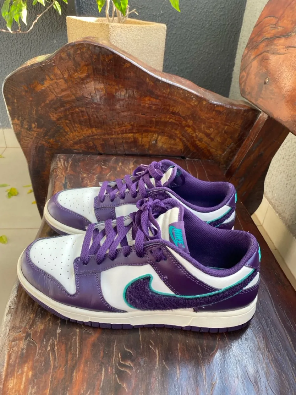 Nike Dunk Low Chenille Swoosh Grand Purple TAM 41