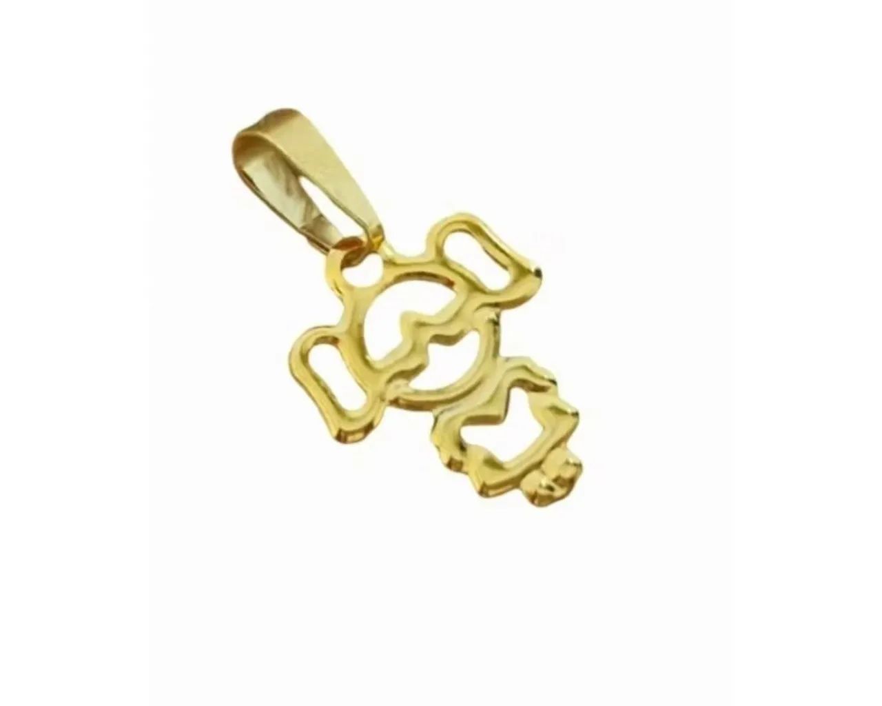 Pingente de menina em ouro 18k