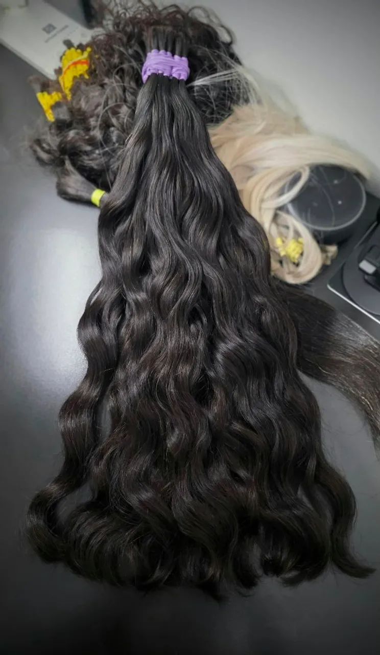 CABELO HUMANO LEGÍTIMO 65CM. TEMOS OUTRAS MEDIDAS.  - Foto 4