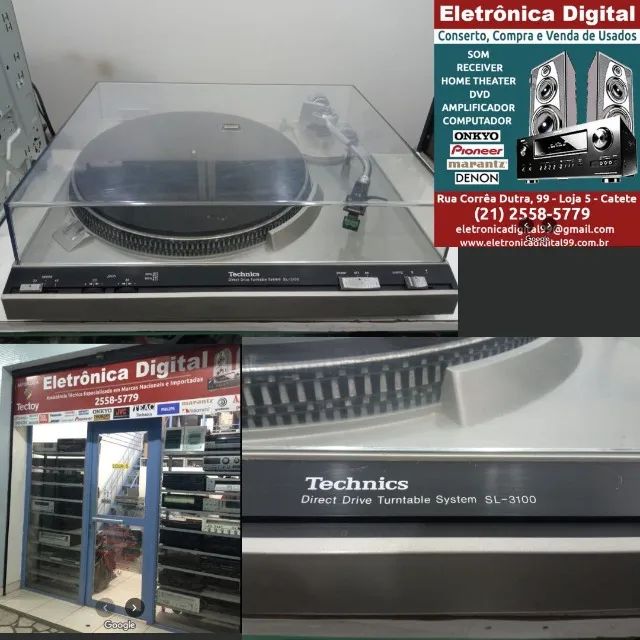 Toca-Discos Technics SL-3100 | Loja no Catete com Garantia