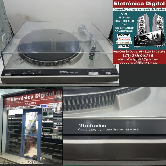Toca-Discos Technics SL-3100 | Loja no Catete com Garantia