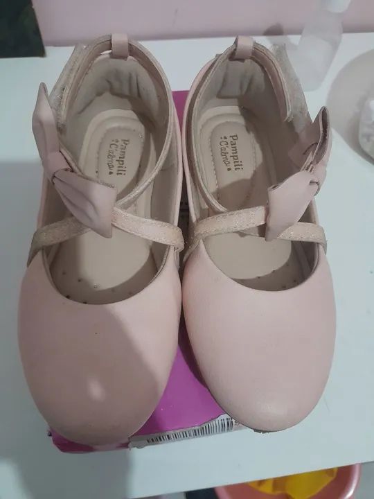 Sapatilhas Pampili Bebê - Rosa -
