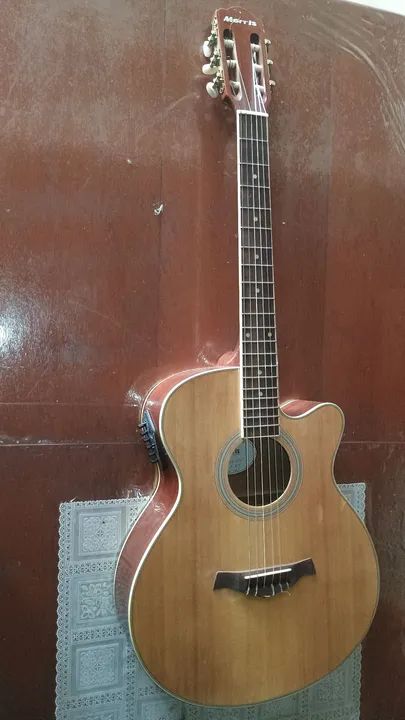 Violão Morris Eletroacústico Nylon Cutaway
